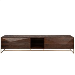 Onyx TV Cabinet Brown/Gold