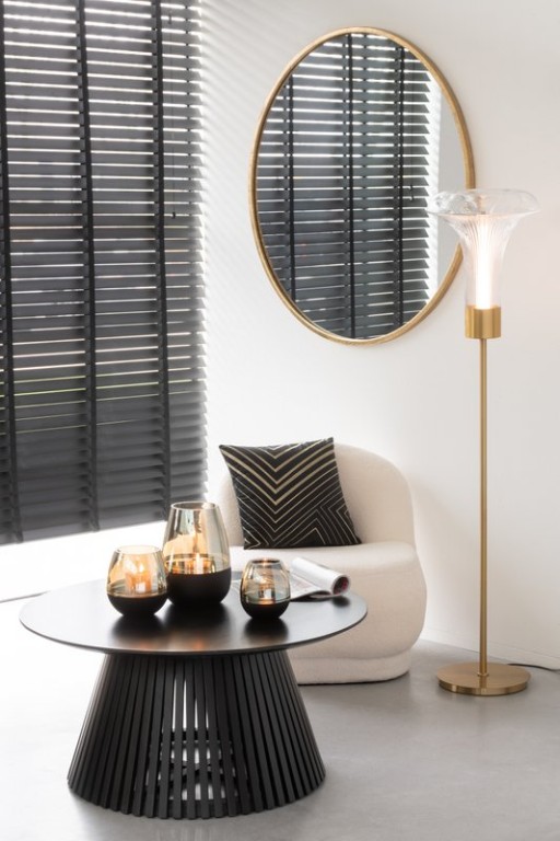 J-Line Table Vincent Mango Wood Black Medium