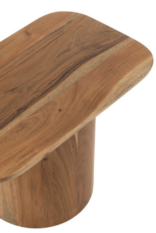 J -Line Side Table Acacia - Wood - Natural - Set of 6