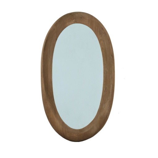 Noam Brown Mango Wood Oval Mirror | Ovaler Spiegel Massivholz 120x68 cm