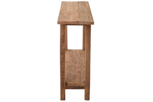 J-Line Console Square Recycled Wood Natural