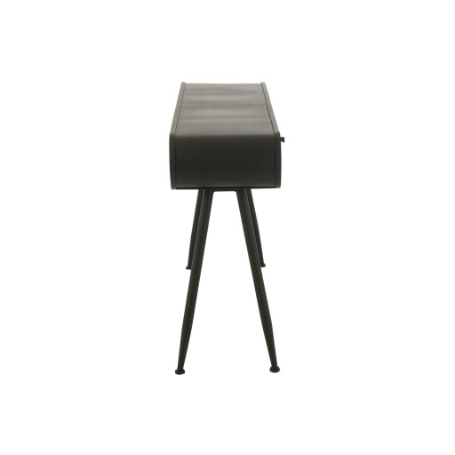 J-Line Console Wood And Metal Table Console Dennenhout Zwart/Lichtbeige