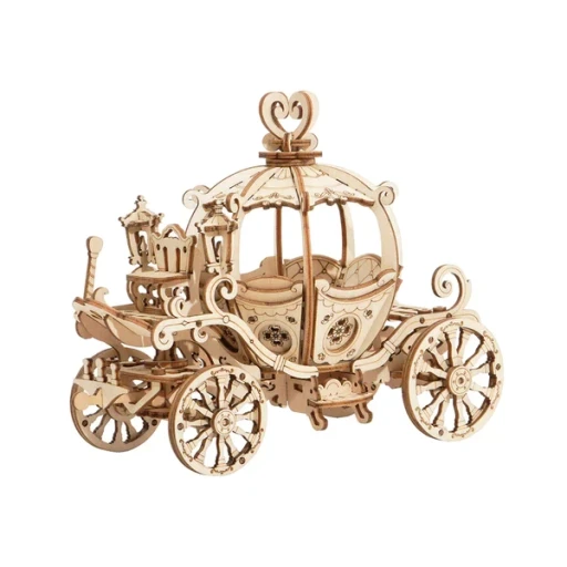 Robotime, 3D Houten Puzzel Pumpkin Cart, TG302, 15,5x7x11,5cm