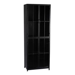 Cave Black Iron Cabinet High