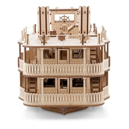 3D Wooden Puzzle Paddle River Princess Stemaer, Eco Wood Art, 3397, 35×20×22.5cm