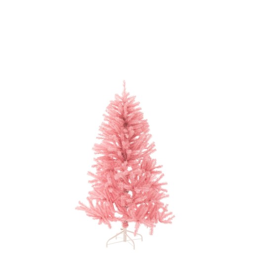 J-Line Kerstboom Kunstmatig Pvc Roze Medium