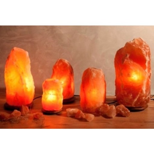 Himalaya Salt Dreams | Zoutlamp met Siliconen Dopjes | 19 cm hoog | Oranje – 42114 - Product afbeelding