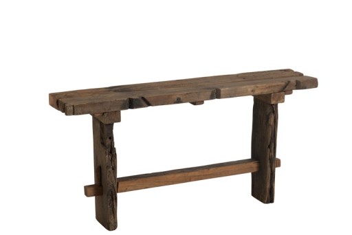 J-Line Console Brut Recycled Wood Brown