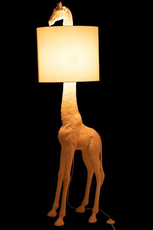 J-Line lamp Giraffe - polyresin - white