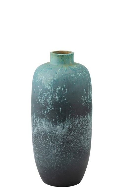 J -Line Vase Vintage - Ceramics - Azure - Medium - 72 cm high