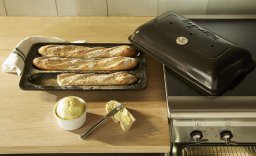 Emile Henry Baguettesvorm E-box - 390x240mmmm - Fusain