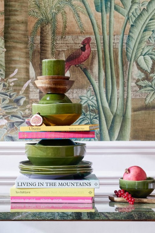 Rhea Bowl - Ø23 cm - Ceramic - Green