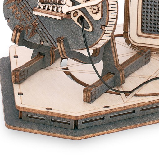 Robotime, Houten Puzzel 3D Electric Guitar, TG605K, 17x10,5x22cm