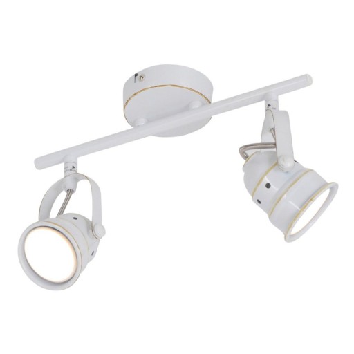 2 -Ser LED ceiling spot "Shabspo" 2x GU10, max. 20W per base, 30 cm long