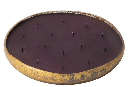 J -Line scented candle M -Chic - Oud & Amber - Glass - Gold/Black - XL - 35U