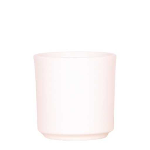 Kolibri Home | Simplicity bloempot - Witte keramieken sierpot Ø9cm - 6cm