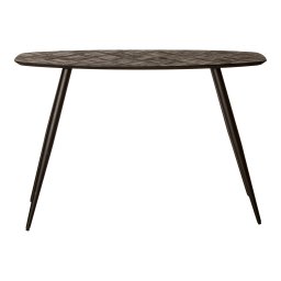 Tyano Black Recycled Teak Wood Side Table