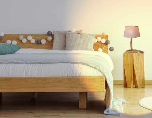 Table lamp with text blower "Rope", table lamp made of metal, plastic, jute and textile in white, with E14 version, for living rooms, hallway or office, 40 cm high