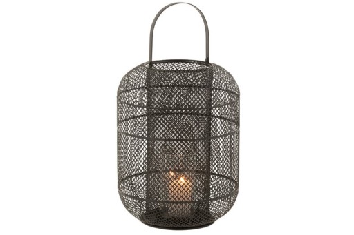 J-Line lantern Donny - iron - black