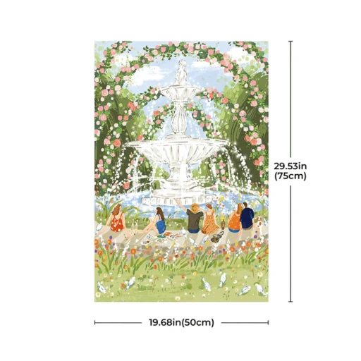 Legpuzzel, Robotime, Joypiece Spring Fountain, PT001, 50x75cm