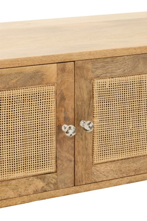 J-Line TV cabinet - wood - natural