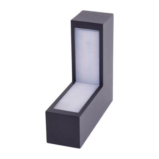 LED wall lights "Angus" made of metal and plastic in anthracite, with integrated LED