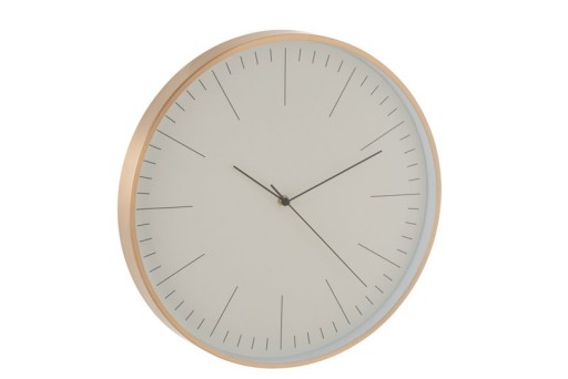 J-Line Gerbert clock - metal - gold - Ø 40 cm