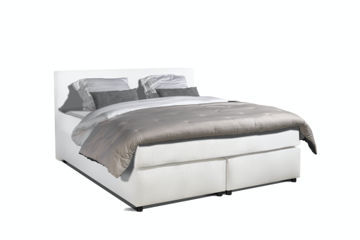 Mörgenn Boxspring Parga - Lederlook - Complete set - 140x200