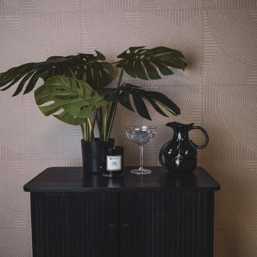 Vaas - Borsten Kan - Keramiek - Zwart - 6,5x11x18cm