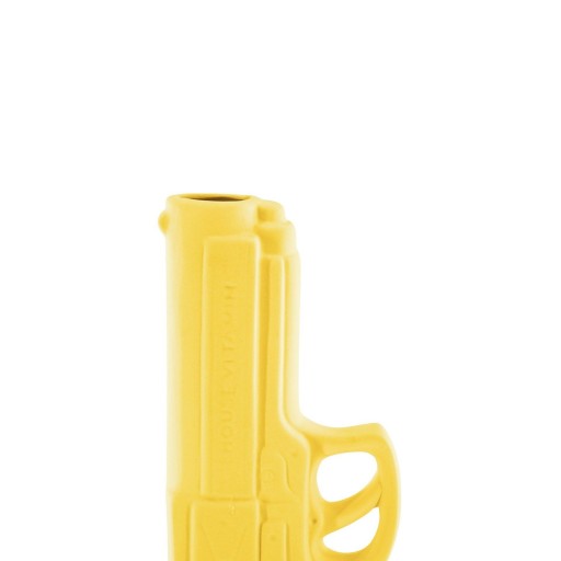 Vaas - Gun - Ceramics - Neon Yellow - 15x9x23cm