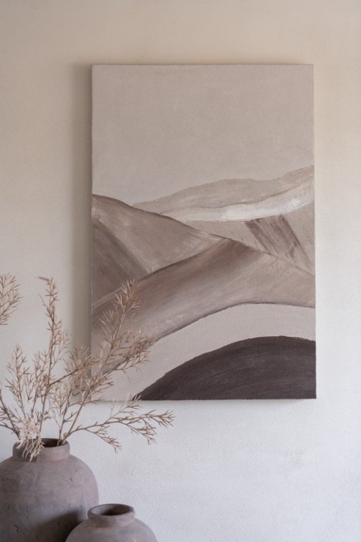 J-Line Painting Dune Acrylic Paint/Canvas Mix