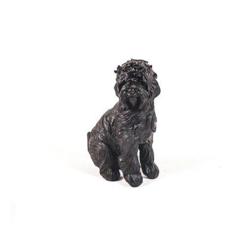 Ornament - Labradoodle Dog - Polyresin - Black - 16x23,5cm