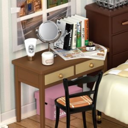 DIY Huisje Super Creator Sweet Dream Bedroom, Robotime, DW009, 16,3x16,3x15,2cm