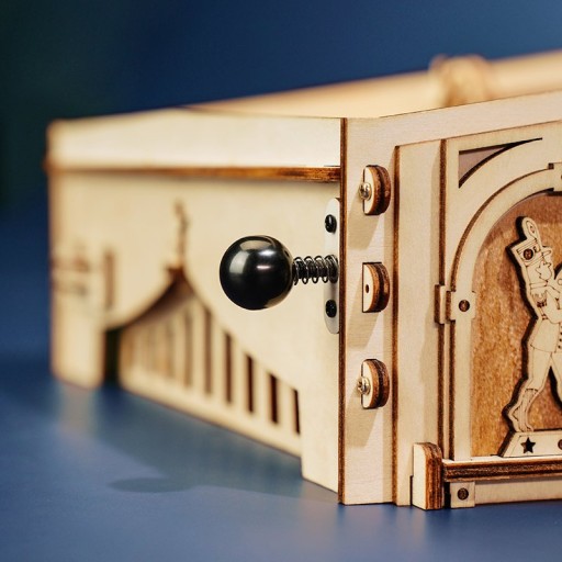 3D Wooden Puzzle Pinball Machine/Pinball Machine, Robotime, EG01, 27.5x47.5x28cm