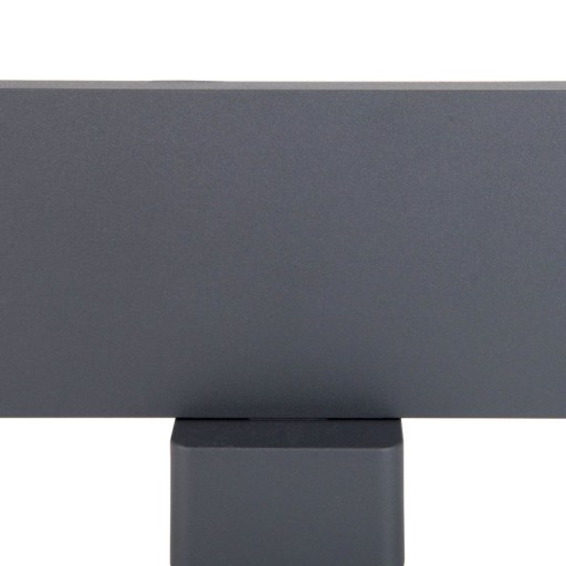 LED outer wall lamp "Clair", made of metal and plastic in anthracite, with integrated LED