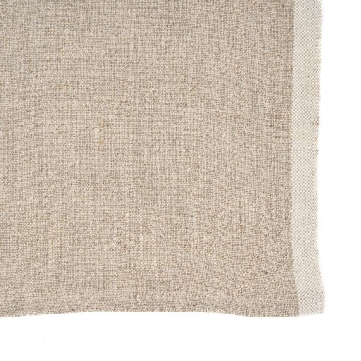 The Linen Fish Keukenhanddoek - Naturel Wit - 50x70