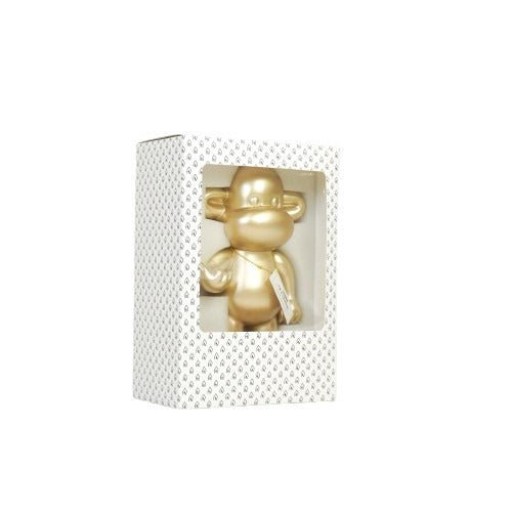 Ornament - Hang Loose Monkey Figurine 'The Legend' - Polyresin - Gold - 33x21x50cm