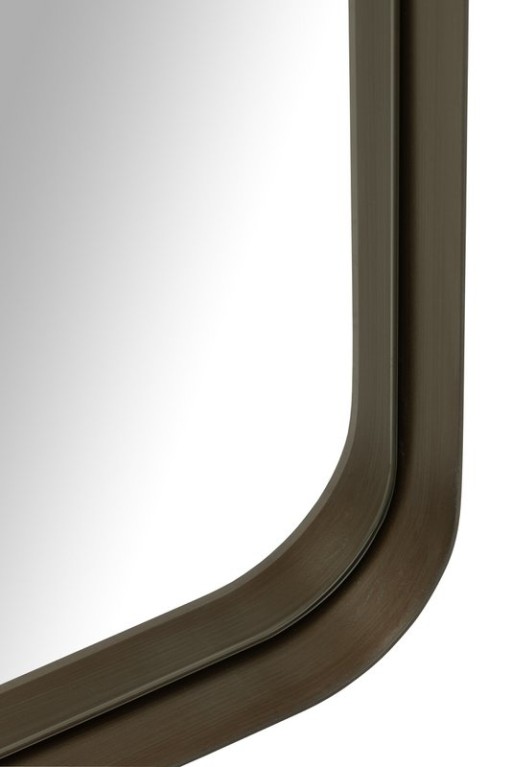 J -Line Spiegel Markus - Metal/Glass - Black - Small - 160 x 44 cm