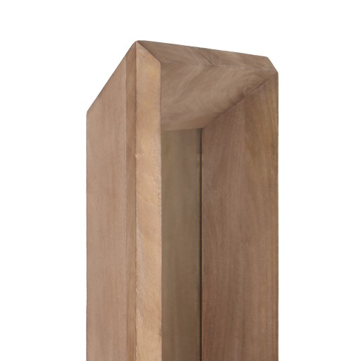 Nicka Natural Mango Wood Rectangle Mirror S