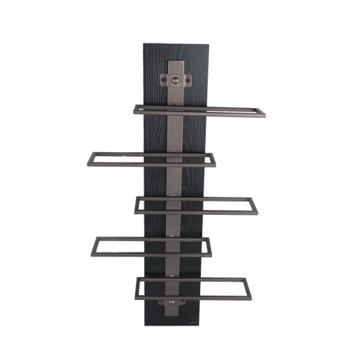 Brendan Brown Steel Wall Wine Rack Layers S