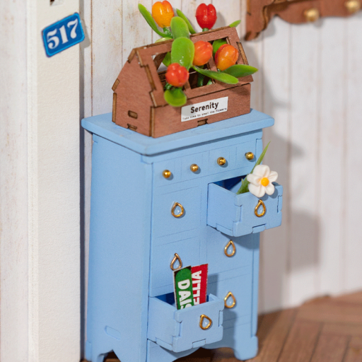 DIY Dreamy Garden House with LED Lighting, Robotime, DG163, 19x19x24.5cm