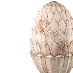 Caibyn Grey Magnesia Pinecone Statue A