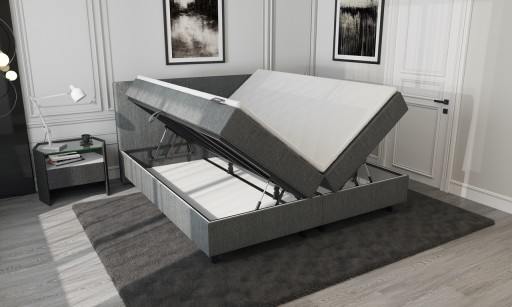 Mörgenn Opberg Boxspring Antraciet 140x200