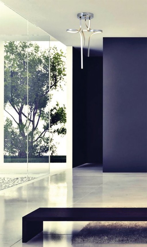 LED ceiling light "Loop Line"