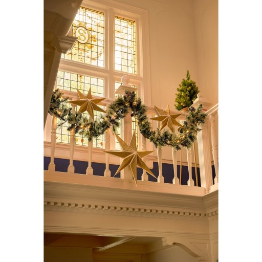 Vandans Guirlande met LED Verlichting - L270 cm - Groen Frosted