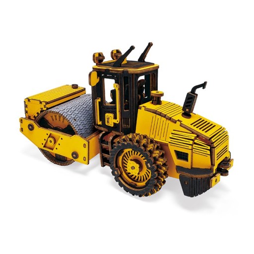 Robotime, Houten Puzzel 3D Road Roller, TG701K, 16,5x7x10cm