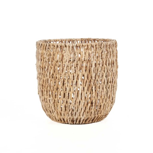 Louh Louh Mand | Naturel | S – Handgemaakt Bananenblad