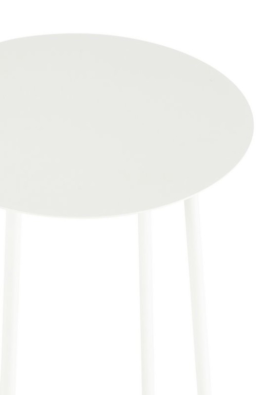 J-Line Flower Stand Two Metal White