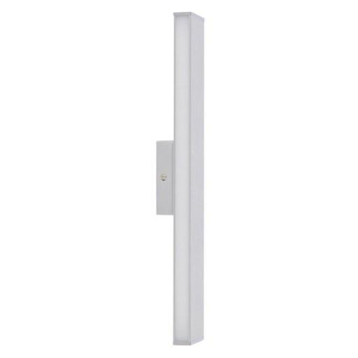 LED wall lamp "Dubai", modern wall lamp made of aluminum and plastic with firmly built -in LEDs, 45 cm long or high. Ideal for the illumination of entrance areas, corridors, for structuring large wall surfaces