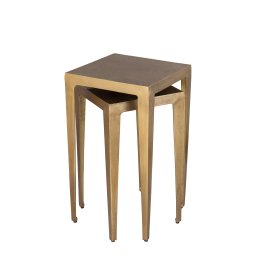 Rivva Brass Casted Alu Square Side Table Sv2 Low